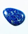 Lapis lazuli kamień do oprawy. Niebieska elegancja i piękno.
Rozmiar kamienia 5,6cm x 4cm