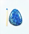Lapis lazuli kamień do oprawy. Niebieska elegancja i piękno.
Rozmiar kamienia 4,1cm x 3cm