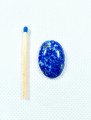Lapis lazuli kamień do oprawy. Niebieska elegancja i piękno.
Rozmiar kamienia 2cm x 1,3cm