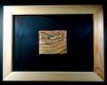 Obrazek z jaspisem krajobrazowym w ramce. 
Wymiary ramki 10 cm x 14 cm
Ramka z podwójną opcją: zawieszka i podpórka
