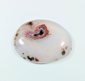 Agat marokański z naturalna geodą. 
Wielkość kamienia 4,8cm x 3,6 cm.