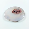 Agat marokański z naturalna geodą. 
Wielkość kamienia 4,8cm x 3,6 cm.