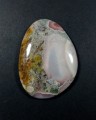 Jaspis muszelkowy, kamień do biżuterii
Rozmiar kamienia 4,7cm x 3,5cm