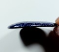 Wisiorek z lapis lazuli z posrebrzaną zawieszką. 
Rozmiar kamienia 51 mm x 39 mm