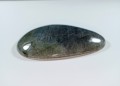 Labradoryt 
Rozmiar kamienia 43 mm x 54 mm 
Pływające błękity