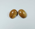 Klipsy z jaspisu krajobrazowego owalne 18mm x 24mm