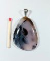 Opal mszysty (dendrytowy) na posrebrzanej zawieszce
rozmiar kamienia 47mm x 33mm