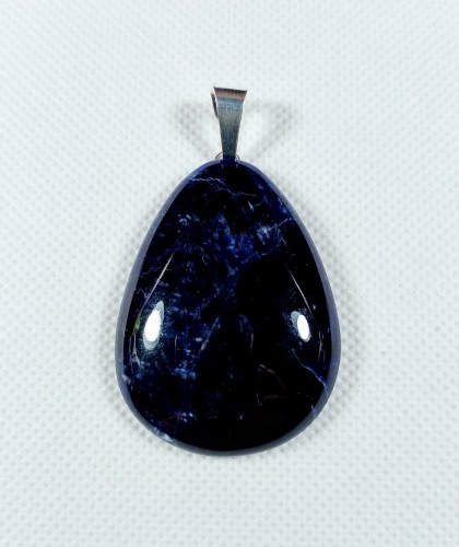 Wisiorek Sodalit na posrebrzanej zawieszce niebieski
Rozmiar kamienia 45 mm x 32 mm