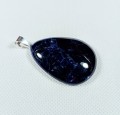 Wisiorek Sodalit na posrebrzanej zawieszce niebieski
Rozmiar kamienia 45 mm x 32 mm