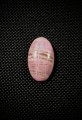 Rodonit różowy kamień do biżuterii owalny. 
Rozmiar kamienia 24 mm x 13 mm
