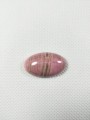 Rodonit różowy kamień do biżuterii owalny. 
Rozmiar kamienia 24 mm x 13 mm