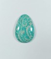 Amazonit kaboszon
Rozmiar kamienia 35 mm x 23 mm