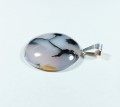 Opal mszysty (dendrytowy) na zawieszce okrągły
rozmiar kamienia 35mm