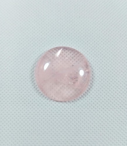 Kwarc różowy okrągły kaboszon różowa chmurka
Rozmiar kamienia 31mm