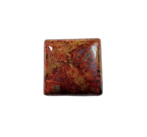 Jaspis z Maroka kaboszon 
Rozmiar kamienia 25mm x 25mm