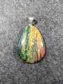 Wisiorek heliotrop na posrebrzanej zawieszce
Rozmiar kamienia 52mm x 38mm