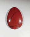 Jaspis czerwony, naturalny kamień szlifowany, 
kaboszon do oprawy.