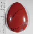 Jaspis czerwony, naturalny kamień szlifowany, 
kaboszon do oprawy.