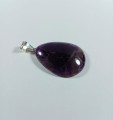 Wisiorek Ametyst na posrebrzanej zawieszce,
rozmiar kamienia 41 mm x 31 mm