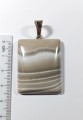 Wisiorek Krzemień pasiasty na posrebrzanej zawieszce
Rozmiar kamienia 36 mm x 30 mm