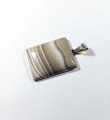 Wisiorek Krzemień pasiasty na posrebrzanej zawieszce
Rozmiar kamienia 36 mm x 30 mm