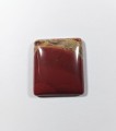 Jaspis czerwony, naturalny kamień szlifowany, 
Rozmiar kamienia 27mm x 23mm