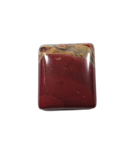 Jaspis czerwony, naturalny kamień szlifowany, 
Rozmiar kamienia 27mm x 23mm