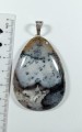 Opal mszysty (dendrytowy) na posrebrzanej zawieszce
rozmiar kamienia 54mm x 38mm