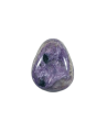 Czaroit, naturalny kamień ręcznie formowany, szlifowany, kaboszon. Rozmiar kamienia 32mm x 25mm