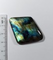 Labradoryt kaboszon
Rozmiar kamienia 47mm x 36mm
Pływające błękity