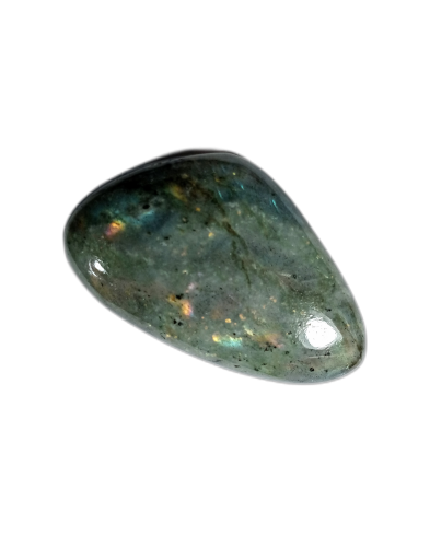 Labradoryt kaboszon
Rozmiar kamienia 49mm x 30mm 
Pływające błękity