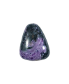 Czaroit, naturalny kamień ręcznie formowany, szlifowany, kaboszon.