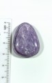 Czaroit, naturalny kamień ręcznie formowany, szlifowany, kaboszon