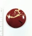 Jaspis czerwony, naturalny kamień szlifowany, okrągły kaboszon do oprawy.