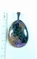 Wisiorek Czaroit na posrebrzanej zawieszce.