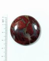 Jaspis czerwony, naturalny kamień szlifowany, okrągły kaboszon