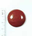 Jaspis czerwony, naturalny kamień szlifowany, okrągły