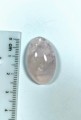 Kwarc różowy owalny kaboszon różowa chmurka