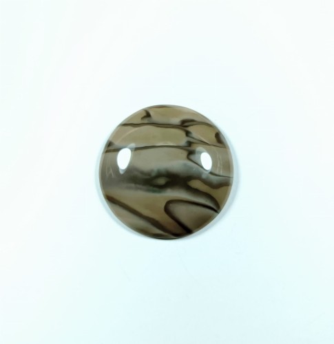 Krzemień pasiasty kaboszon okrągły