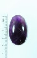 Ametyst kaboszon, naturalny kamień, szlifowany.