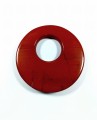 Wisiorek Jaspis czerwony z otworkiem