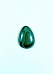 Malachit kaboszon 