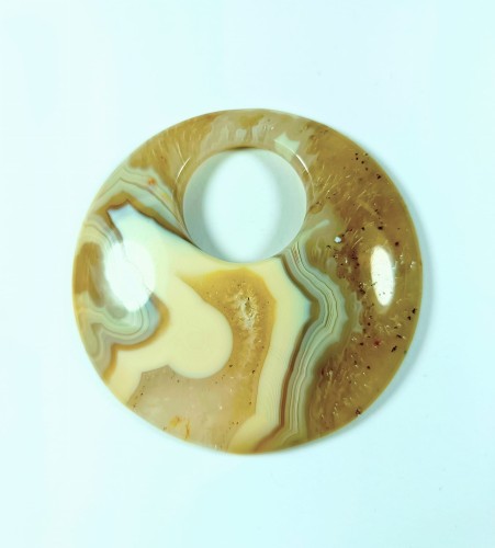 Agat wisiorek z otworkiem na rzemień