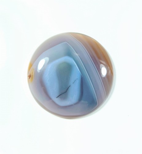 Agat kaboszon. Okrągły