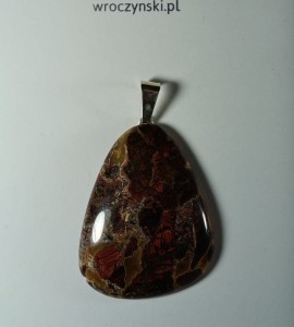Wisiorek z jaspisu na zawieszce  