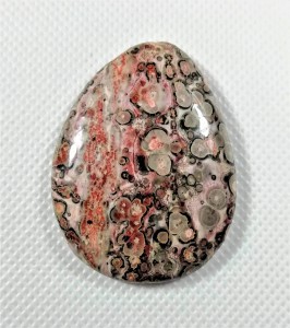 Jaspis leopard kaboszon 4,4cm x 3,2cm