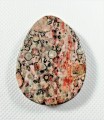 Kamień do biżuterii Jaspis leopard szlif kaboszonowy 
4,4cm x 3,2cm pojedynczy