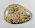 Kamień do biżuterii Jaspis leopard szlif kaboszonowy 
5,1cm x 4,7cm pojedynczy