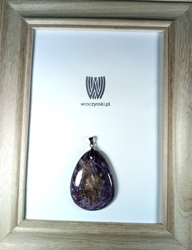 Czaroit na zawieszce. Fioletowa Piękność.