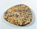 Kamień do biżuterii Jaspis leopard szlif kaboszonowy 
5,1cm x 4,7cm pojedynczy